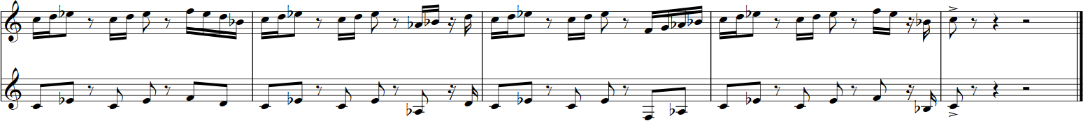 Musical notation for Big Bang Orchestra: Capricorn, showcasing synchronized instrument scores.