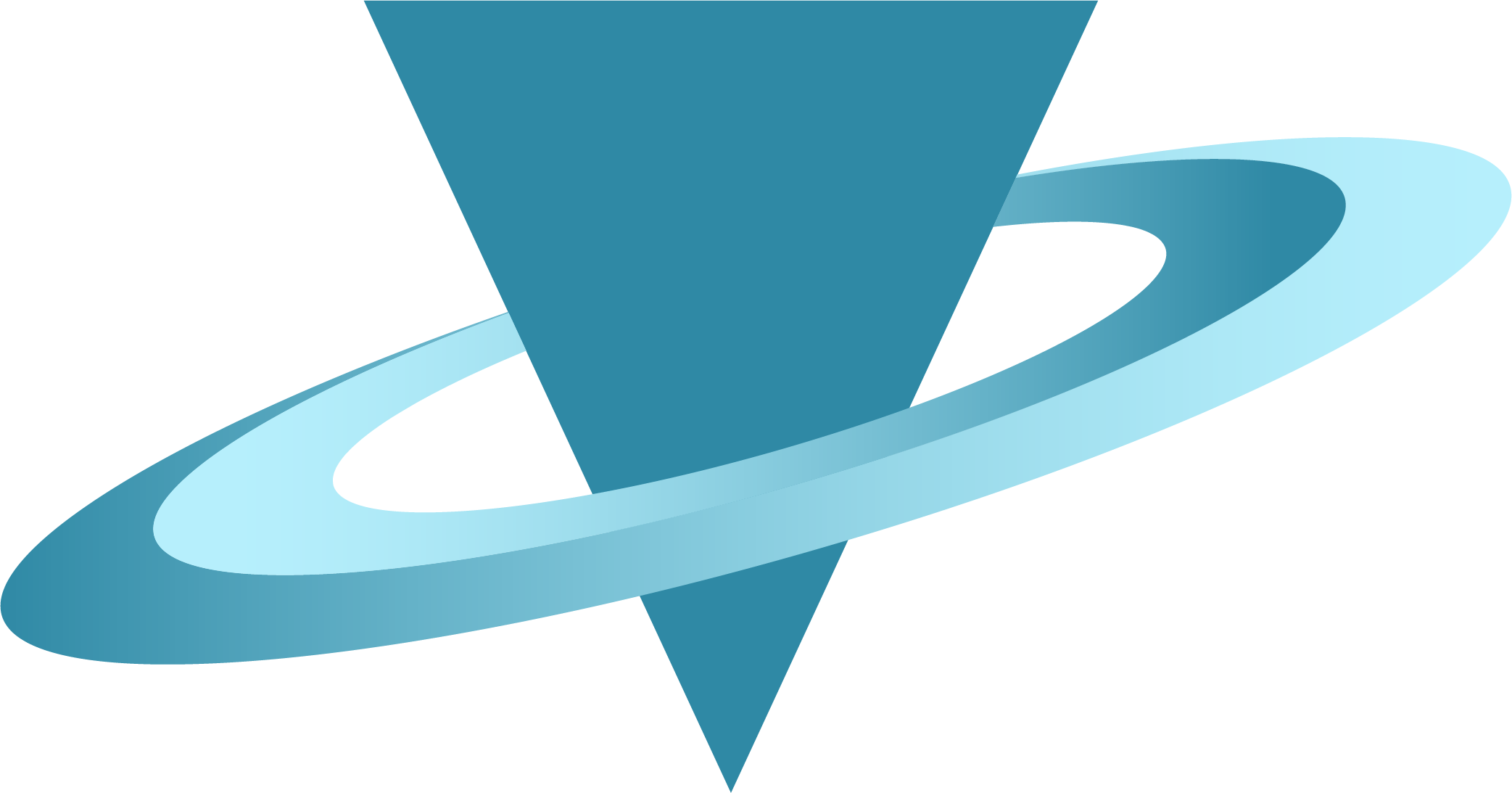 VSL logo featuring a dark teal inverted triangle intersected by a light blue orbiting ring symbolizing innovation and connectivity