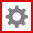 Settings gear icon for software configuration or preferences