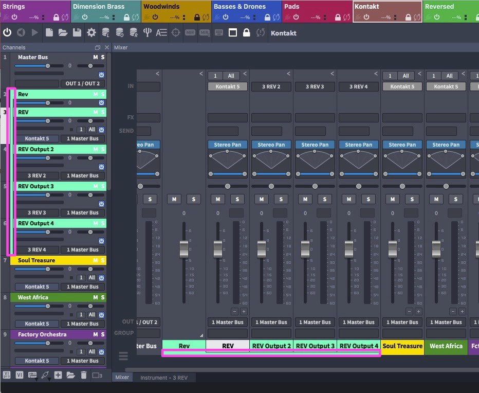 Navigation / Der Mixer