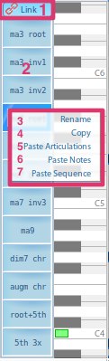 Matrix Mixer Pro user interface showing a gain matrix with input and output channels labelled L, R, C, LFE, LS, RS, and a vertical volume meter.