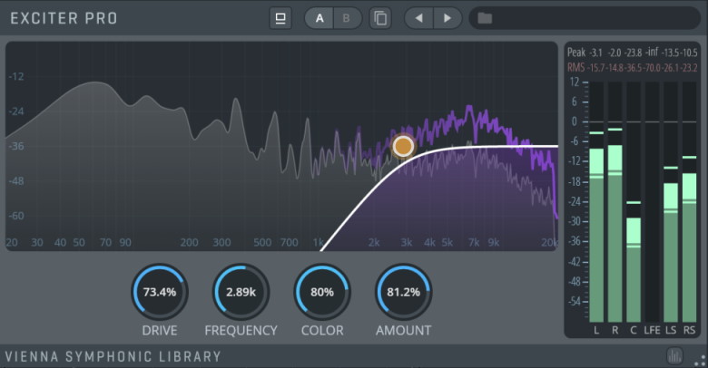 VE Pro Mixer routing for Master Bus, Violin, Viola, Cello, and Bass with 6 ECHO FX sends.