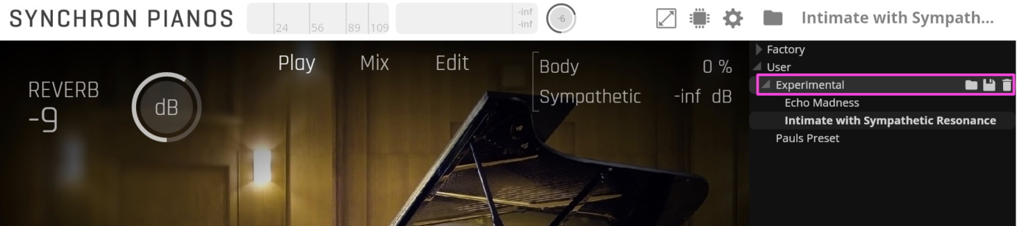 User Presets 1