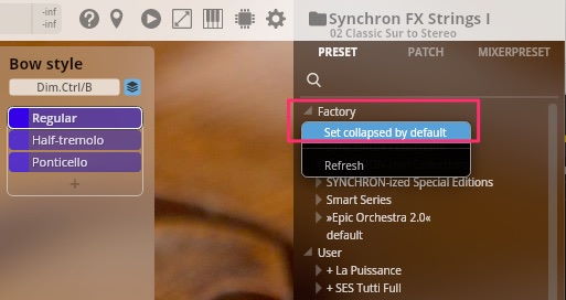 Preset Collapse