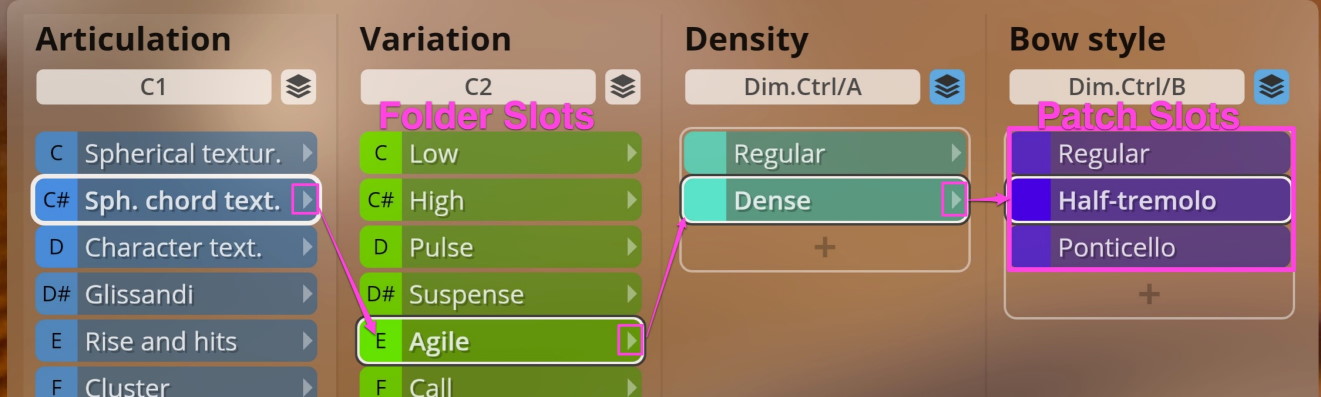Folder Slots