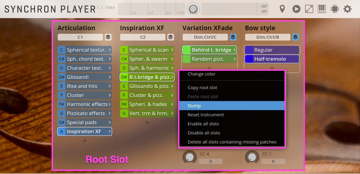 Root Slot