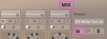 Enter Preset Name