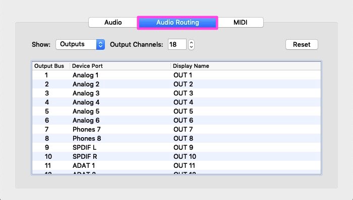 Audio Routing