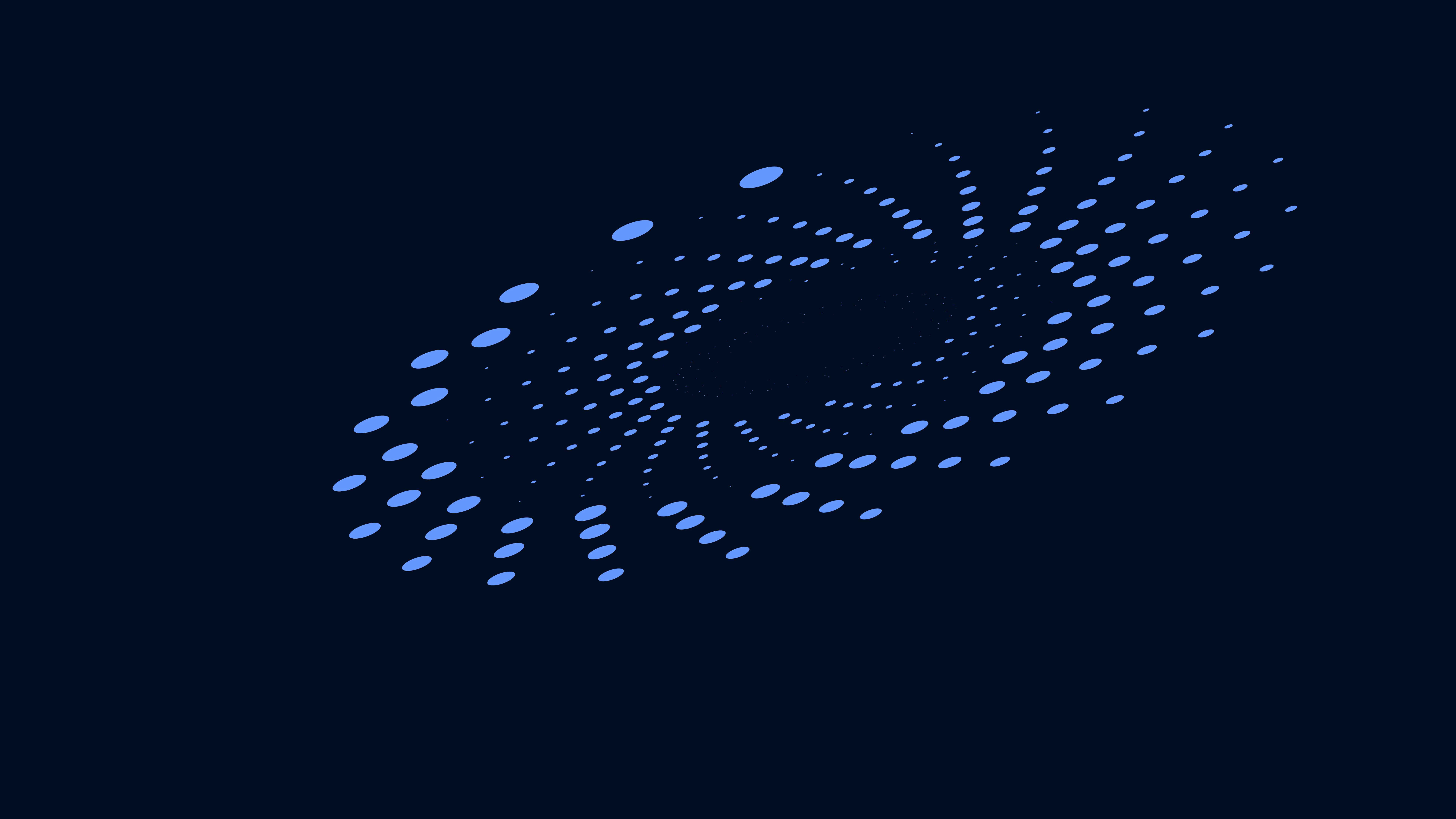 Abstract blue cosmic digital design with scattered particles on a dark background, representing ambient recording.
