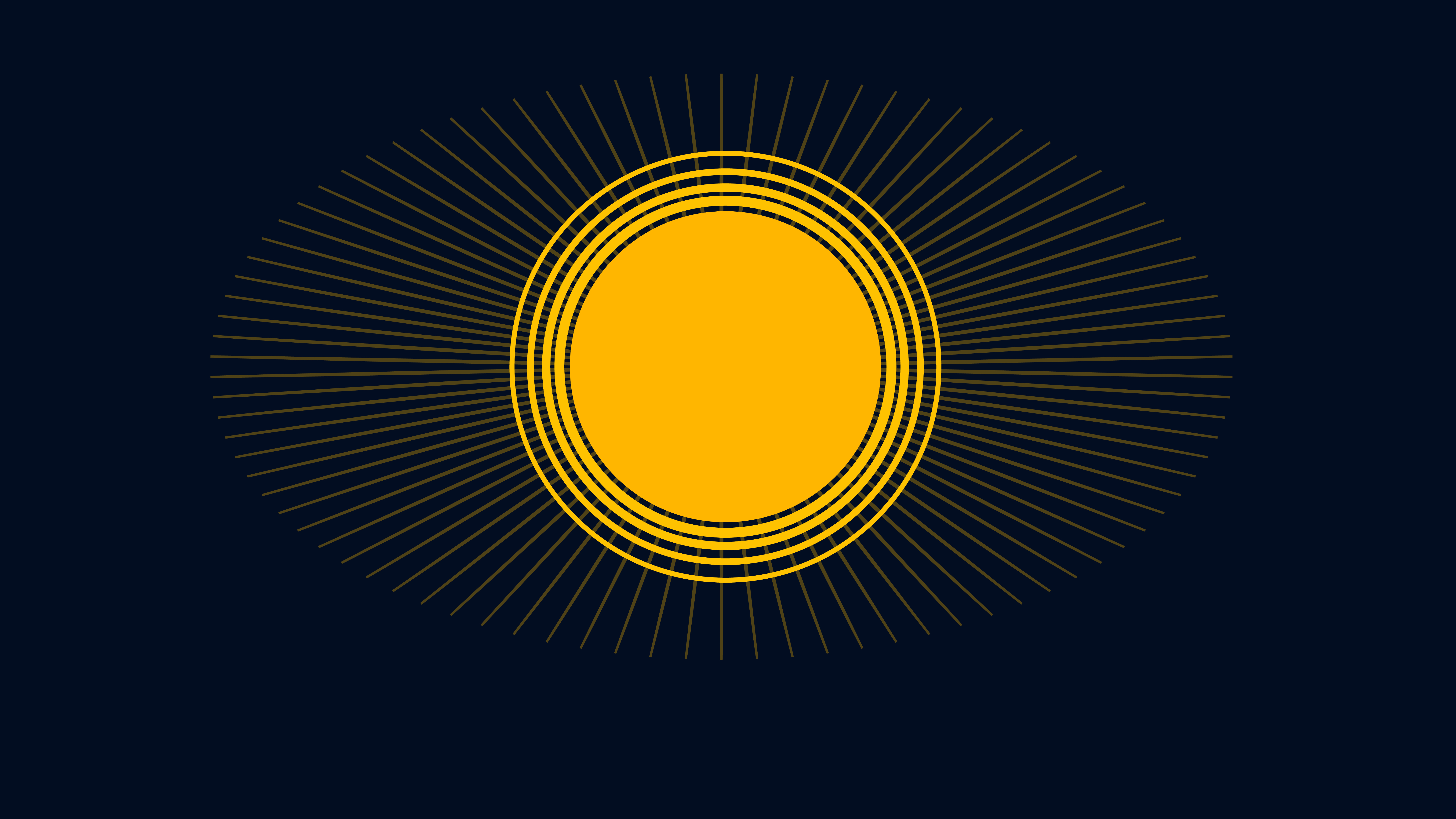 Abstract eye graphic, dark blue and gold, representing Solaris audio software.