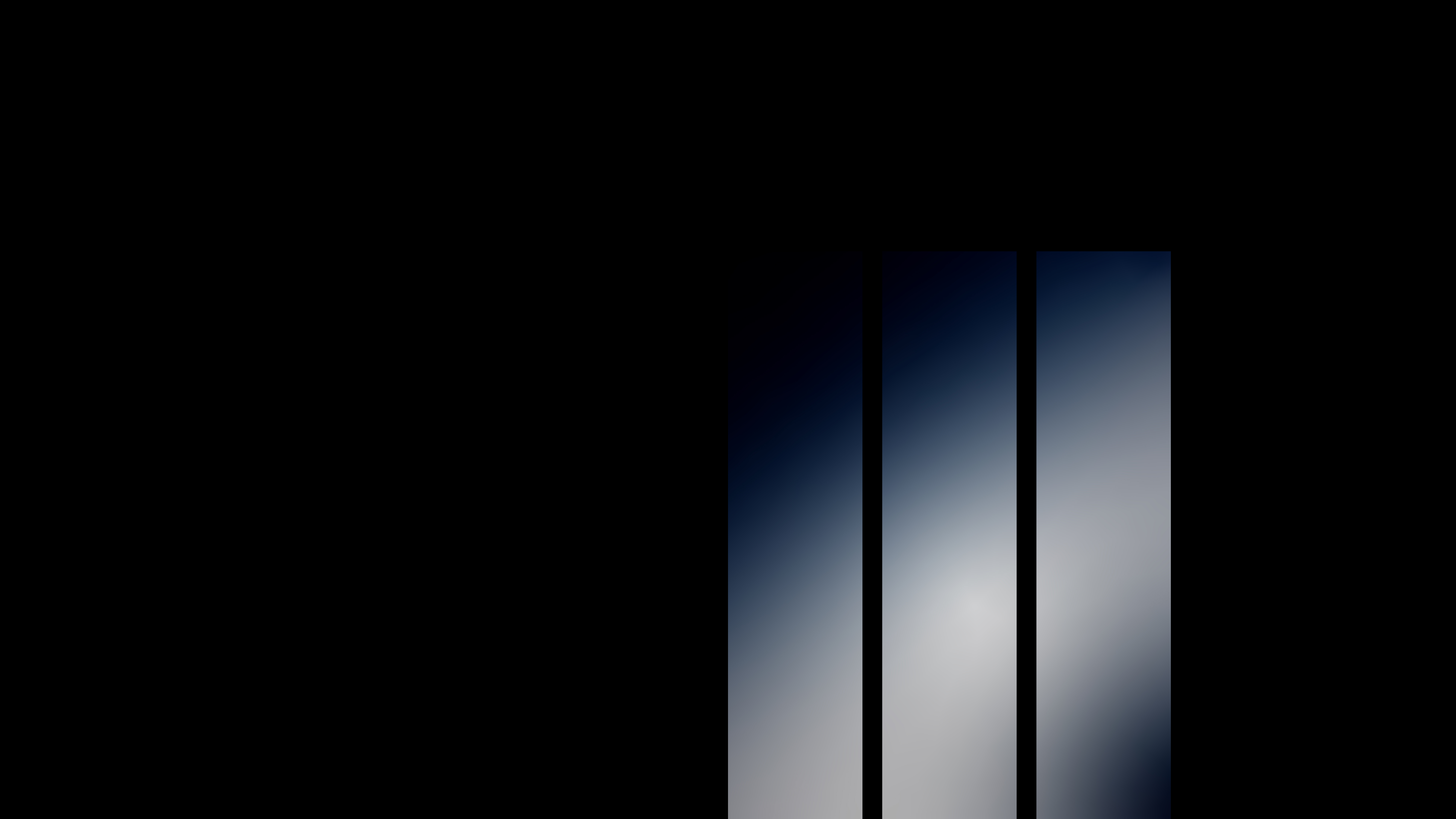 Abstract background image with three vertical bars transitioning from dark blue to light gray, suggesting a modern or tech-related product.
