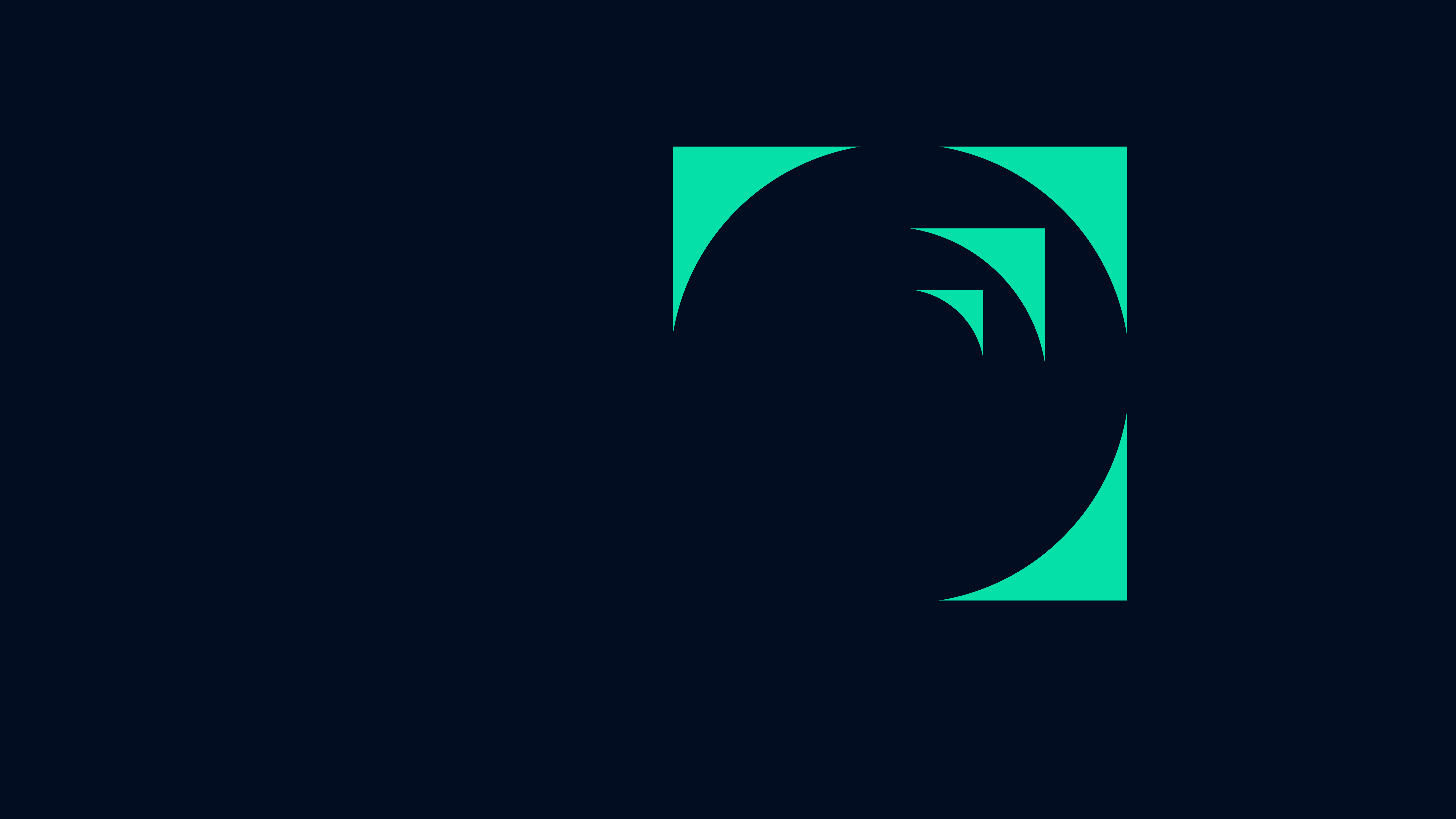 Abstract teal shapes resembling sound waves or expanding rings on a dark blue background, suggesting ambient recording or audio processing.