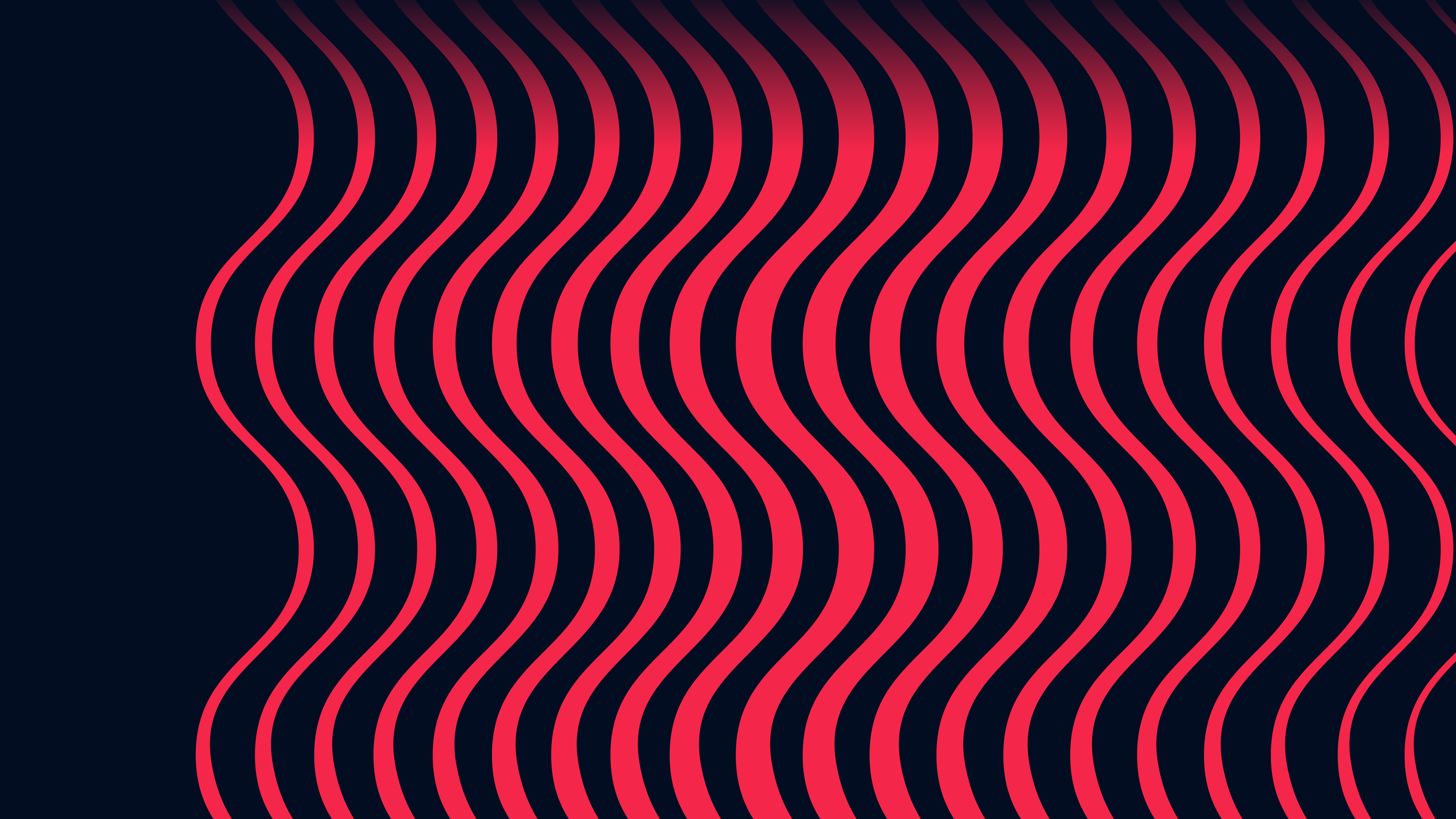 Abstract sound wave pattern with vertical red wavy lines on a dark background, representing ambient recording and string effects.