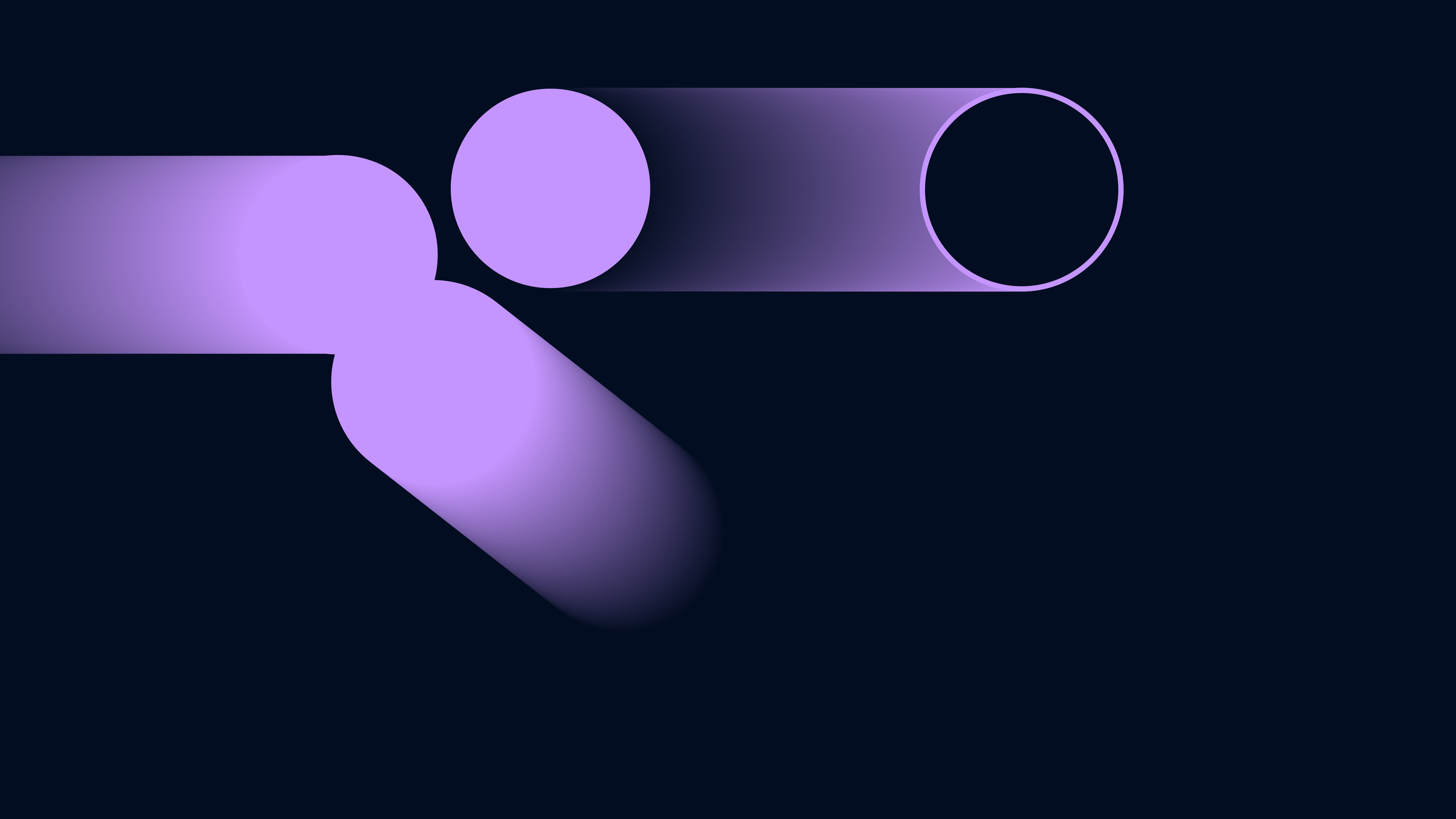 Abstract purple cylindrical shapes with a lighting effect on a dark background, representing ambient sound recording technology.