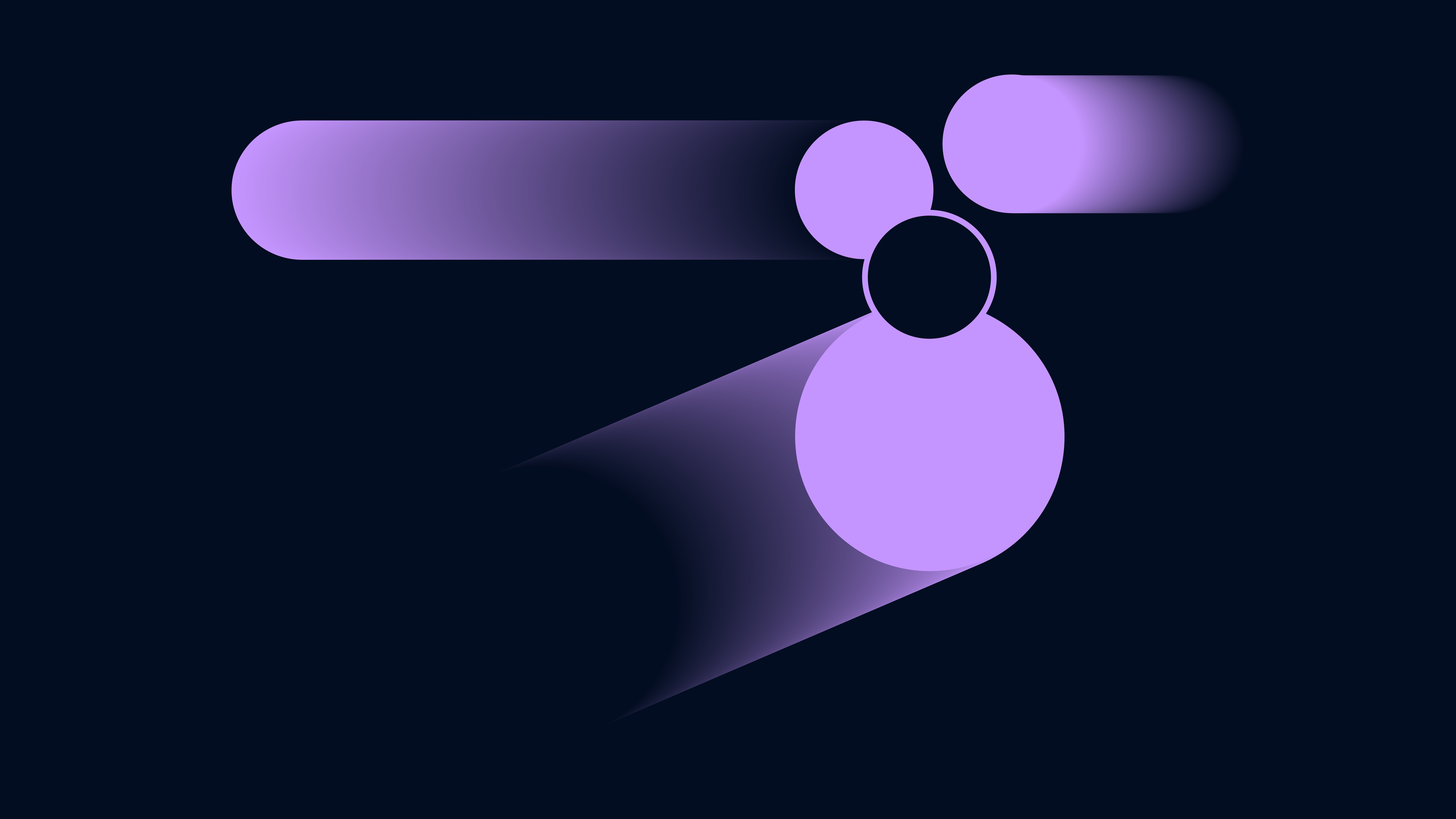 Abstract purple shapes representing sound waves for Ambient Recording Synchron Gajdica.