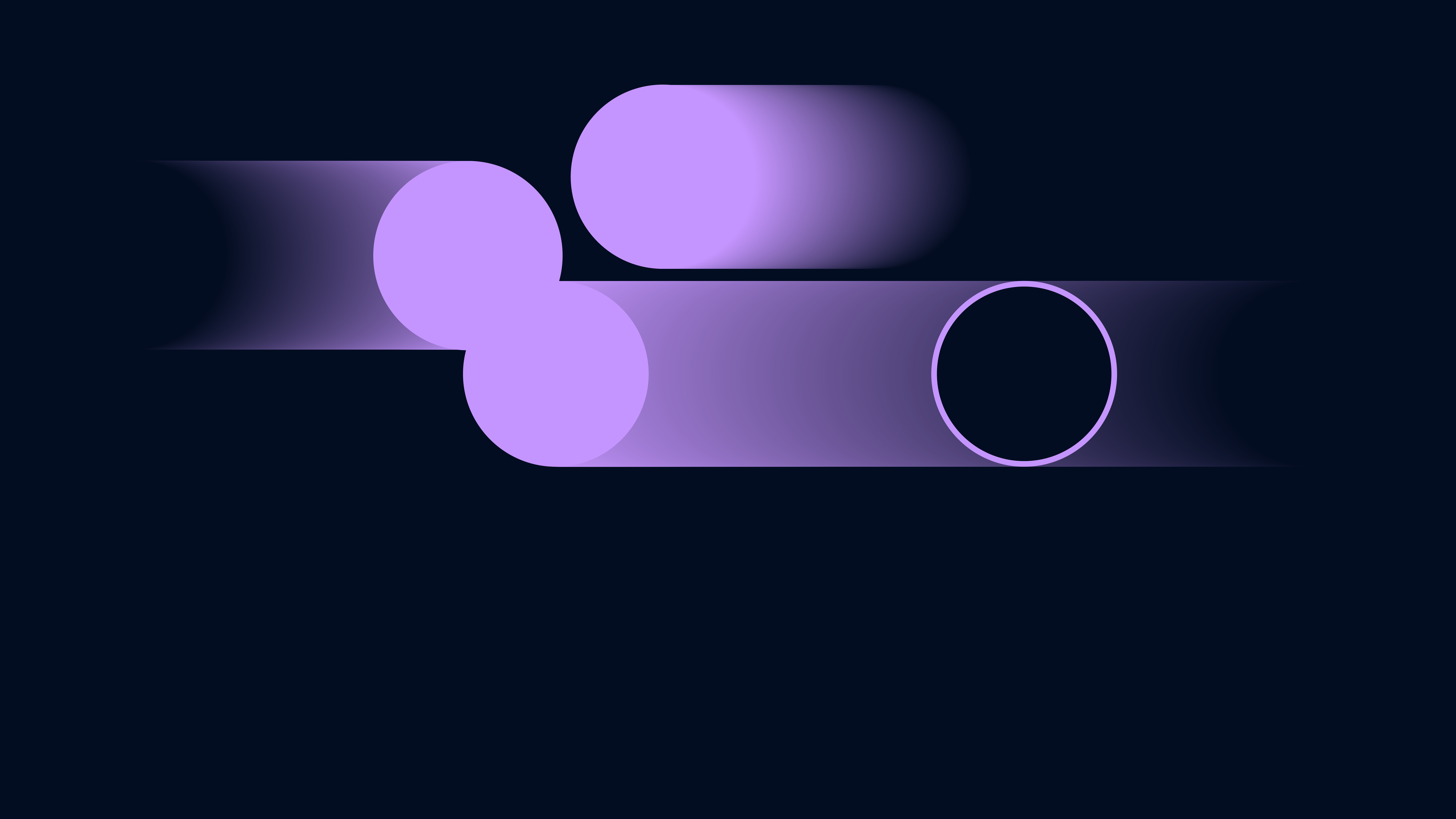 Abstract violet circles and gradients on a dark background, representing ambient sound recording or audio technology.