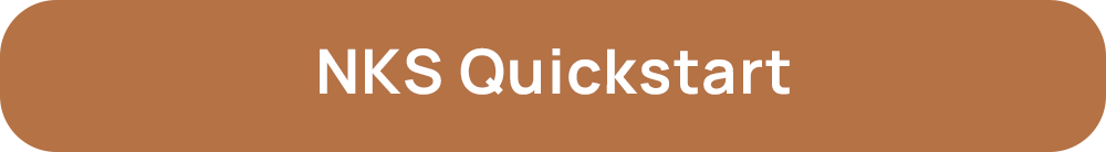 NKS Quickstart text on a brown background, ideal for a technology or software tutorial.