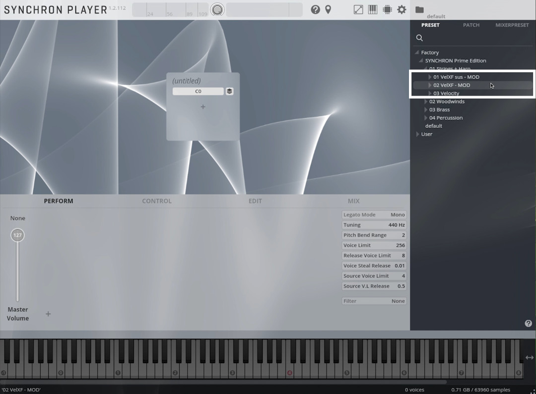 Dynamic Control Presets